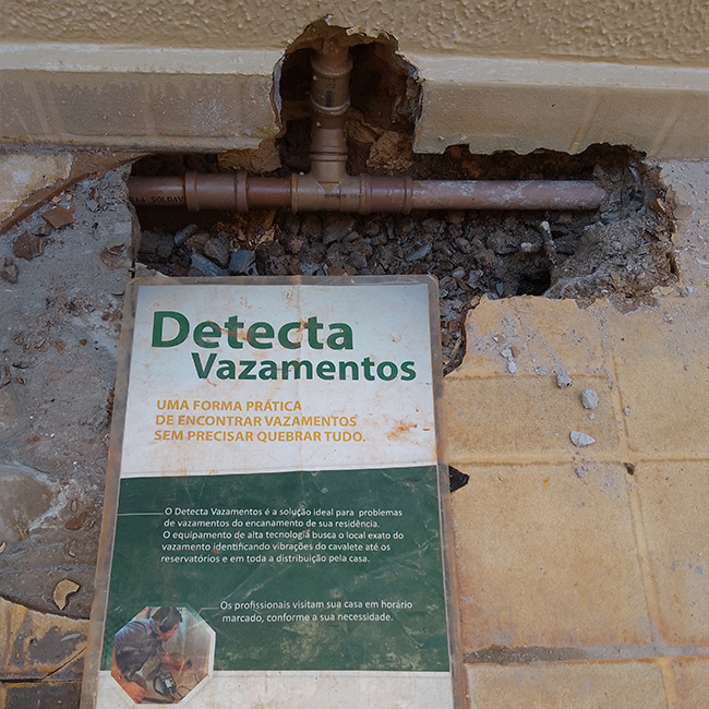 Detecta Vazamento (Caça vazamento)