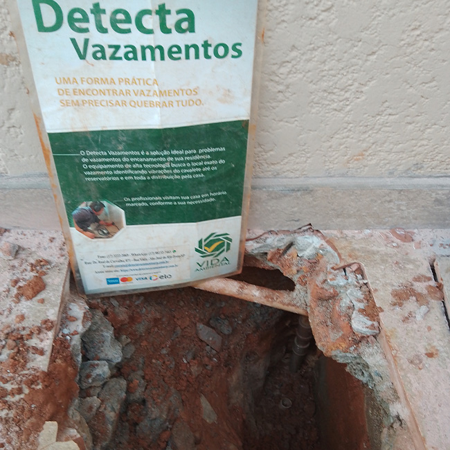 Detecta Vazamento (Caça vazamento)